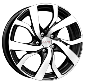 Купить запчасть RAPID - R13943 RAPID ПАЛЕРМО АЛМАЗ (KC607) 6.5X16 5/114.3 ET45 d66.1 /black/ [r13943]