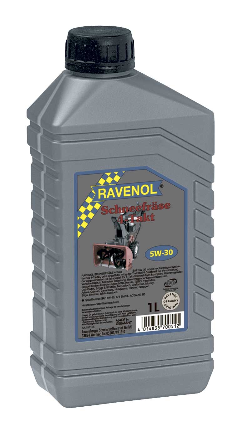 Купить запчасть RAVENOL - 4014835700512 SCHNEEFRASE 4-Takt 5W-30, 1л