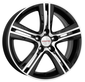 Купить запчасть RAPID - R13934 RAPID БОРЕЛЛИ АЛМАЗ (KC613) 6.5X16 5/112 ET42 d57.1 /black/ [r13934]