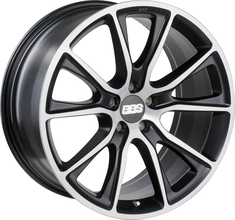 Купить запчасть BBS - WHS113775 SV 20/9 ET45 Satin black/diamond cut