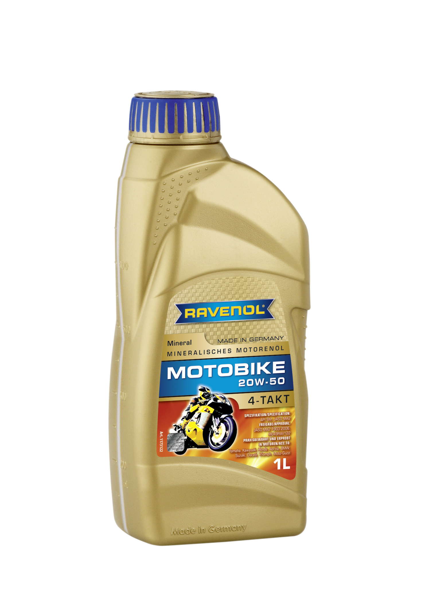 Купить запчасть RAVENOL - 4014835731417 Motobike 4-T Mineral 20W-50 (1л) new