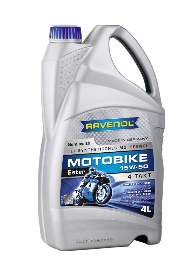 Купить запчасть RAVENOL - 4014835731295 Motobike 4-T Ester 15W-50 (4л) new