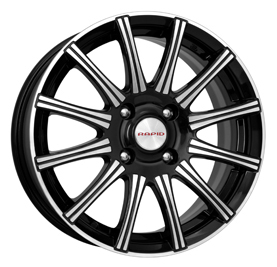 Купить запчасть RAPID - R13195 RAPID СИЕСТА АЛМАЗ (KC478) 7.0X16 5/114.3 ET47 d66.1 /black/ [r13195]