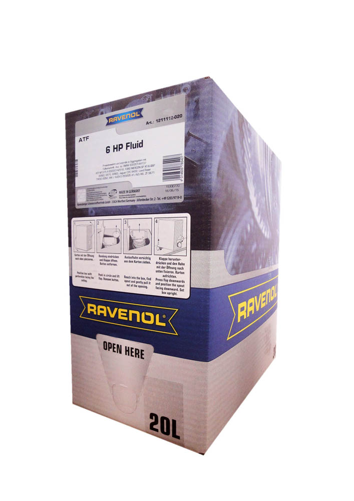 Купить запчасть RAVENOL - 4014835785427 Трансмиссионное масло  ATF 6 HP Fluid (20л)