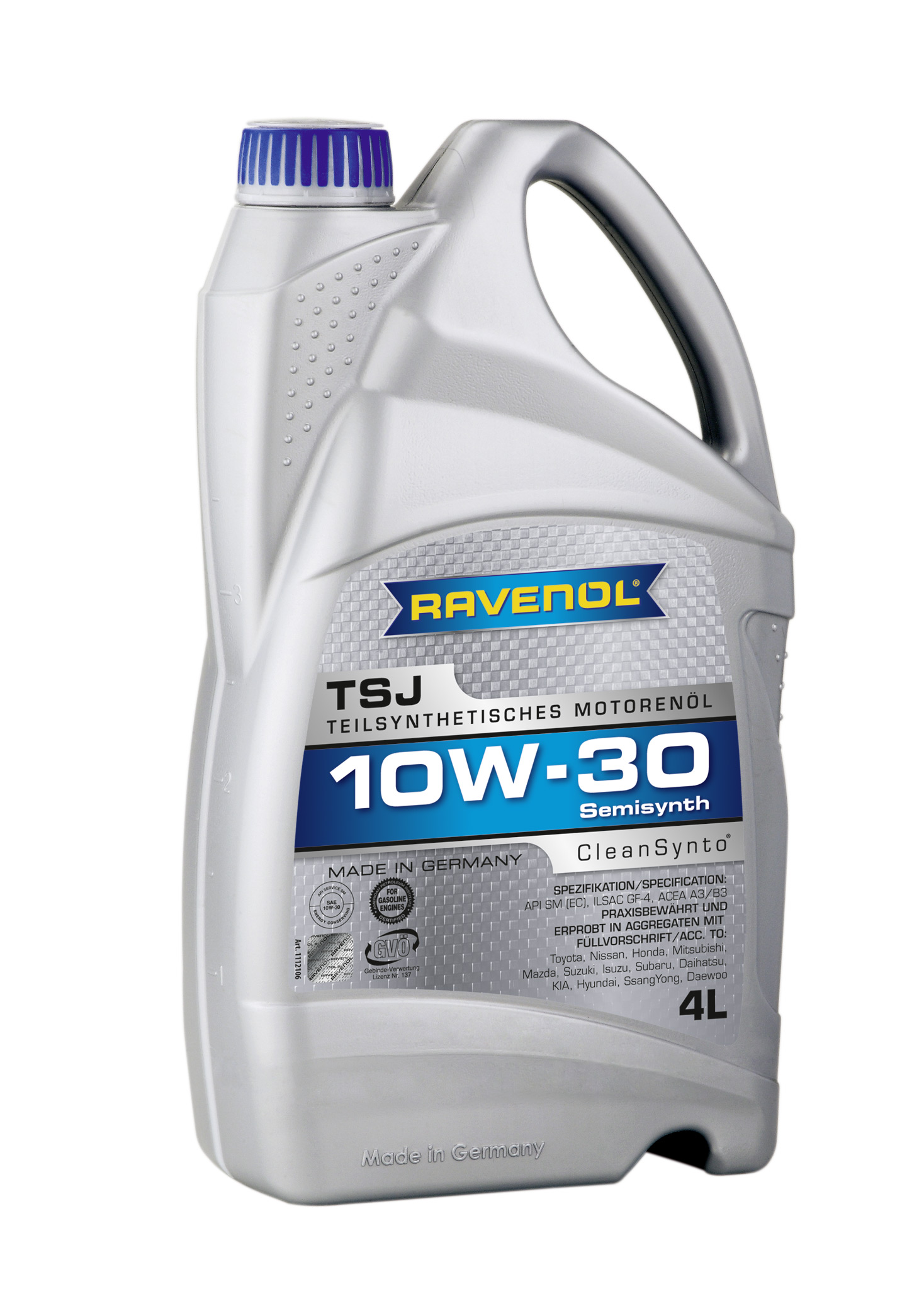 Купить запчасть RAVENOL - 4014835724099 TSJ SAE 10W-30 ( 4л) new