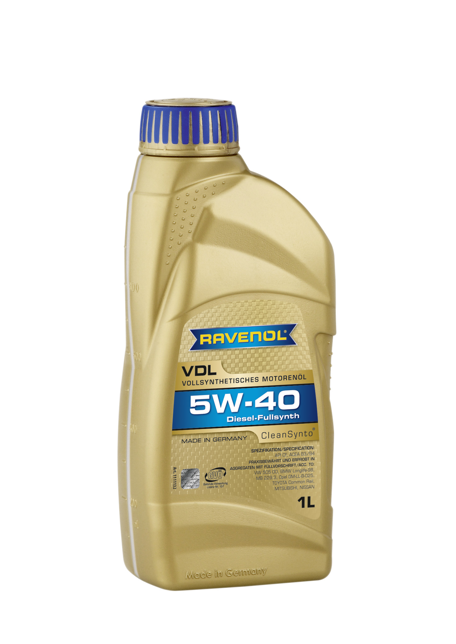 Купить запчасть RAVENOL - 4014835723719 VDL SAE 5W-40 ( 1л) new