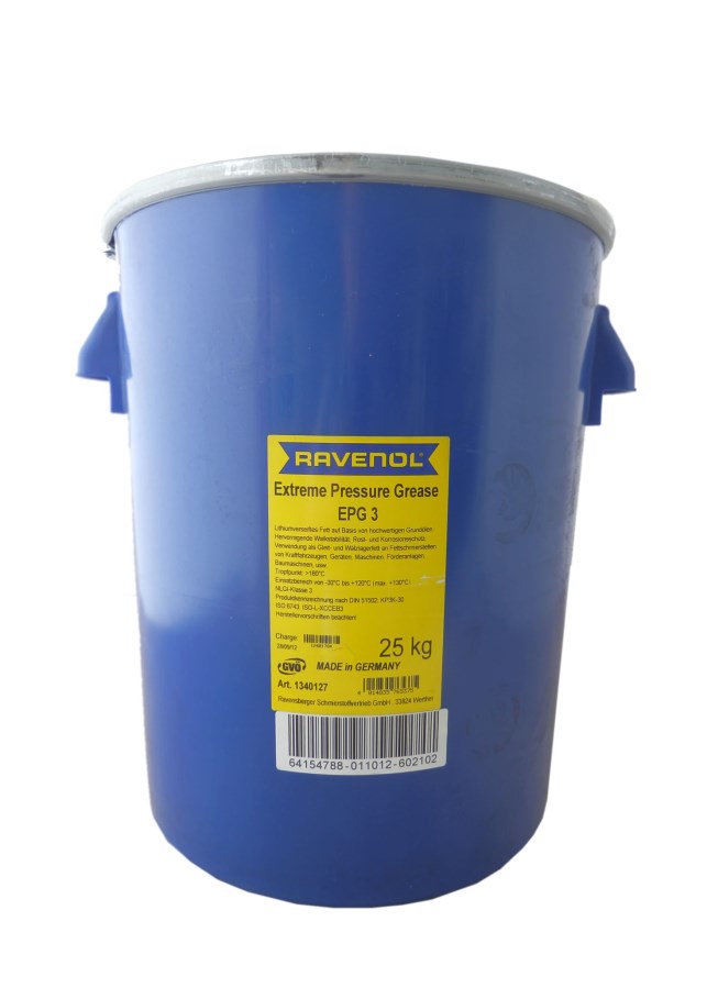 Купить запчасть RAVENOL - 4014835765375 Смазка Extreme Pressure Grease EPG 3 (25 кг)